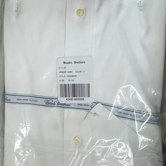 New w Box BROOKS BROTHERS DRESS SHIRT 15 “ X 33 NWT GIFT - Picture 2 of 7